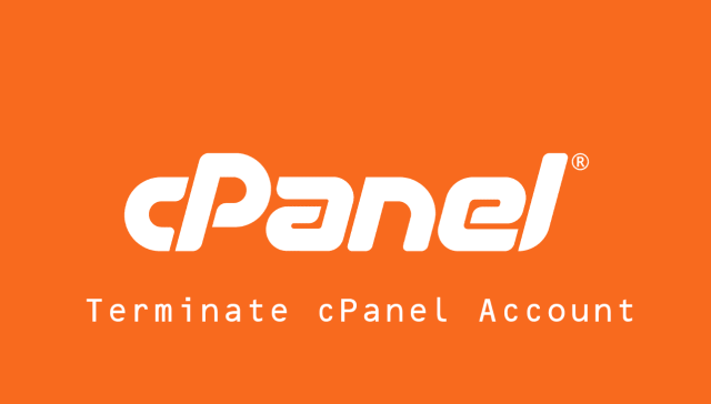 Terminate a cPanel Account