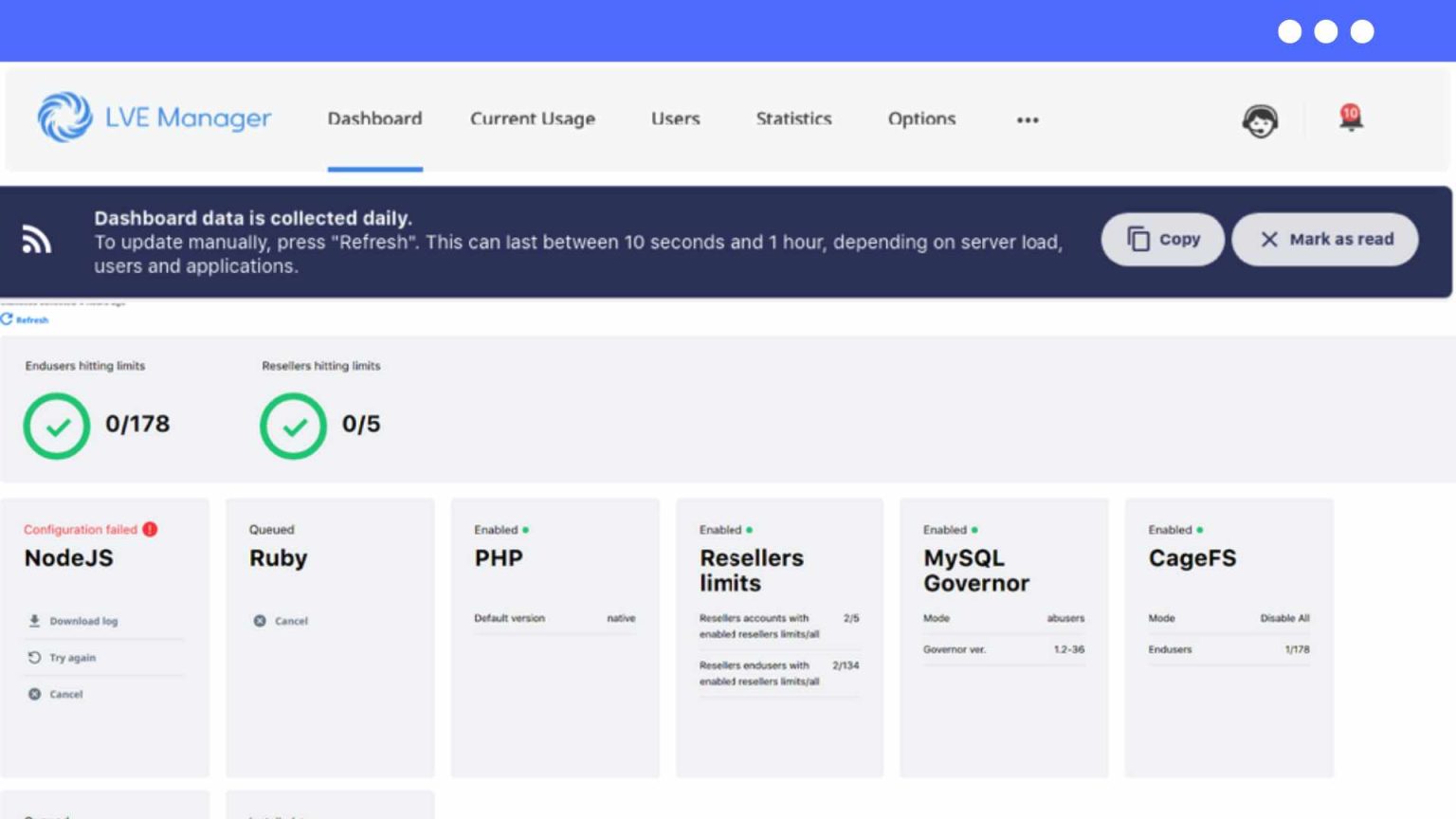 CloudLinux Shared License