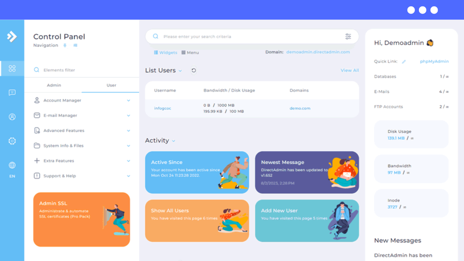 DirectAdmin Shared License